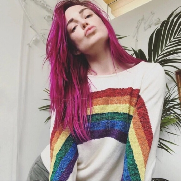 Rainbow Sweater Top - Picture 2 of 8